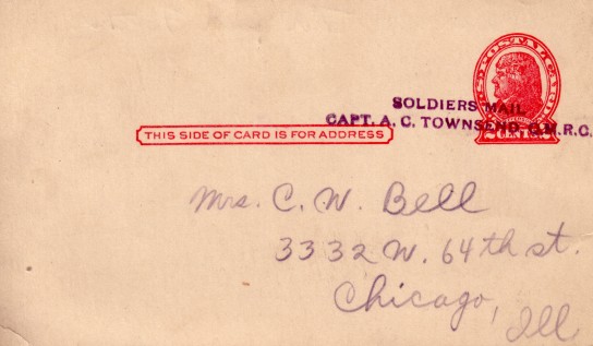 [Hoboken Card with Rubber Stamp]